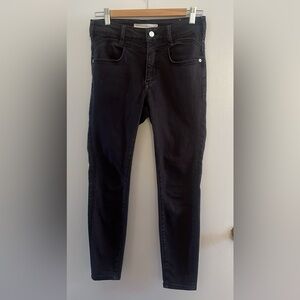 Anthropologie Pilcro and the letterpress black high rise skinny jeans size 27